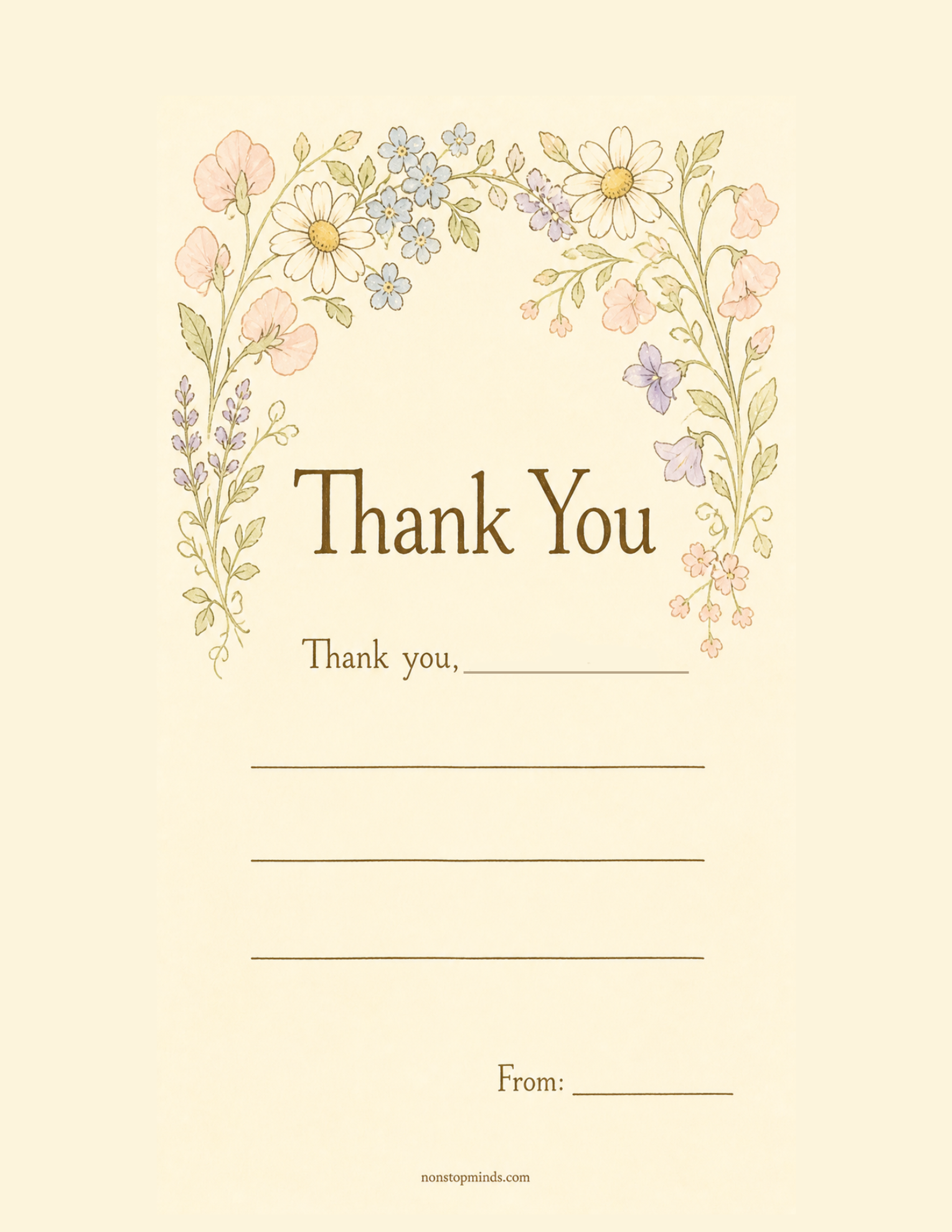 Thank-You Card for My Teacher