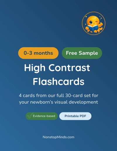 High Contrast Flashcards: 0-3 months Free Sample