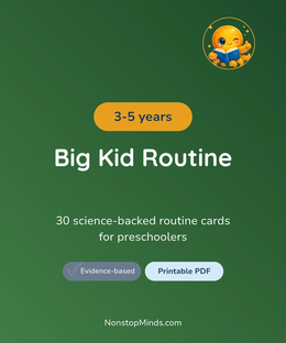 Daily Routine Cards for Preschoolers
