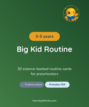 Daily Routine Cards for Preschoolers