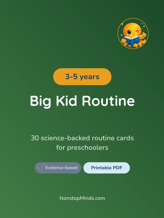 Daily Routine Cards for Preschoolers