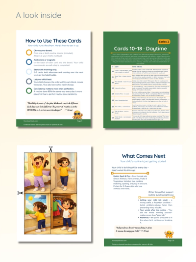 Daily Routine Cards for Preschoolers — preview image 3