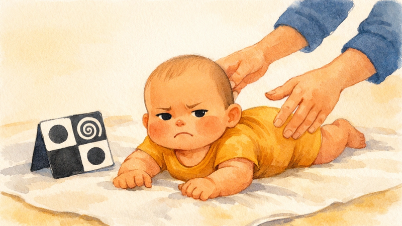 Baby doing tummy time — evidence-based tips for babies who hate tummy time