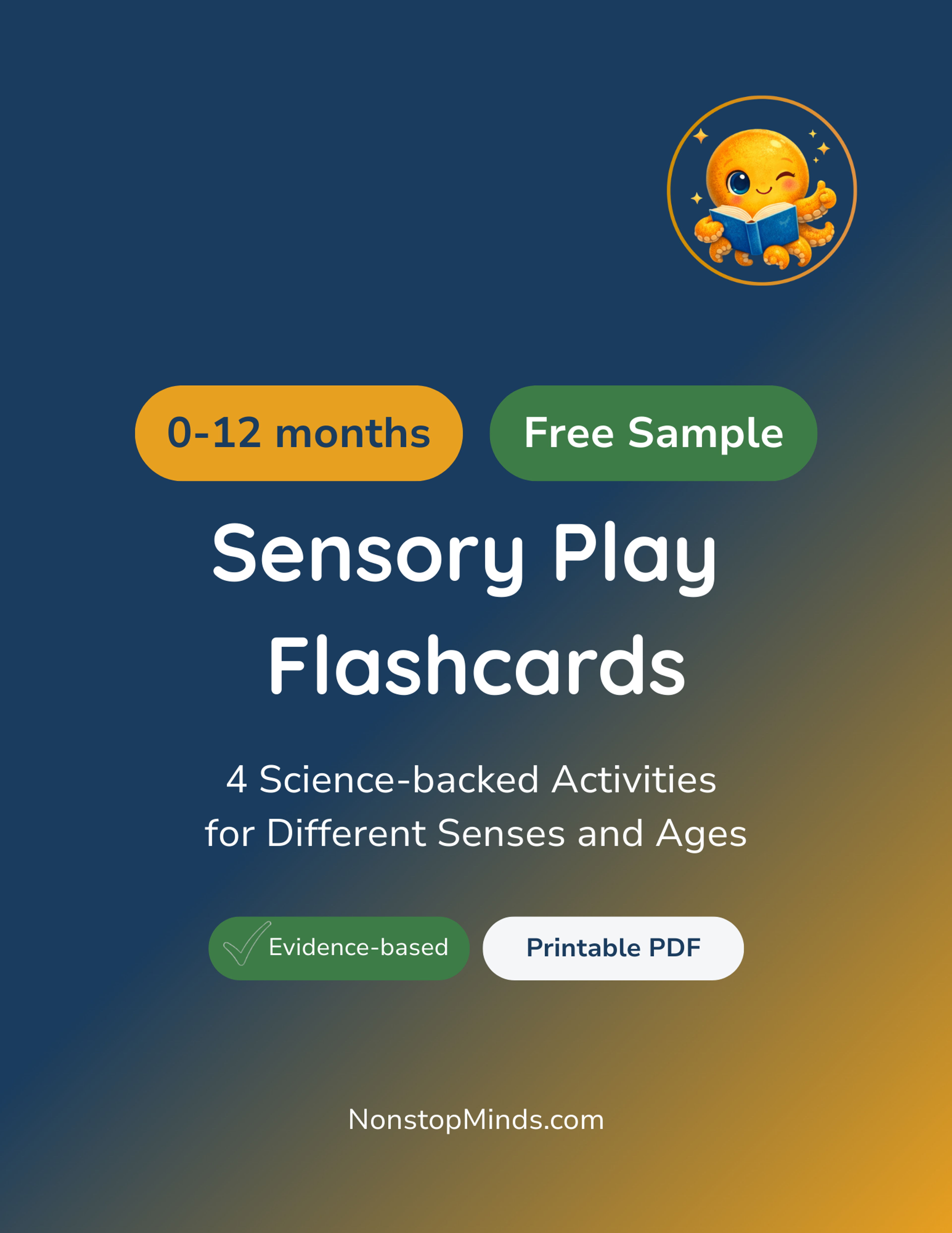 Sensory Play Flashcards: 0–12 Months Free Sample