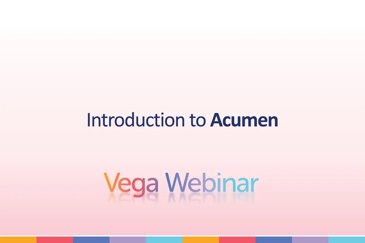 Introduction to Acumen