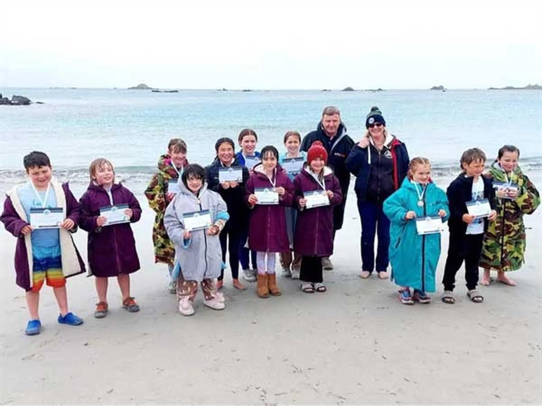 Vega Technology sponsors Guernsey Swim all Seasons Junior Winter Swimmers