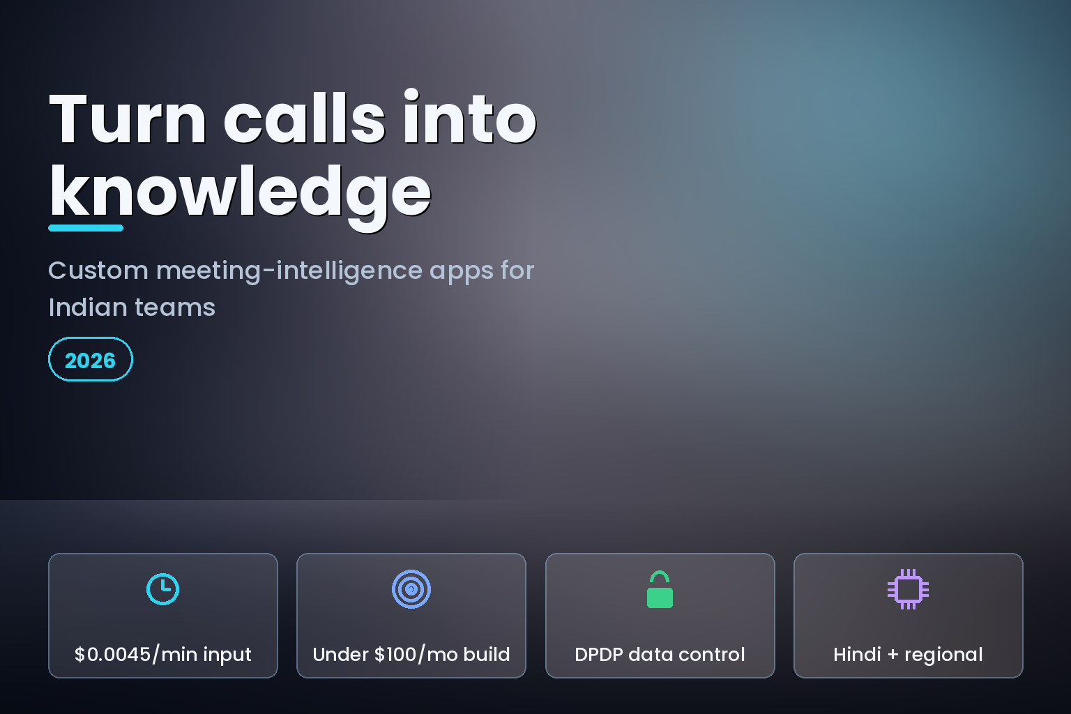 Phone turning a call waveform into searchable notes