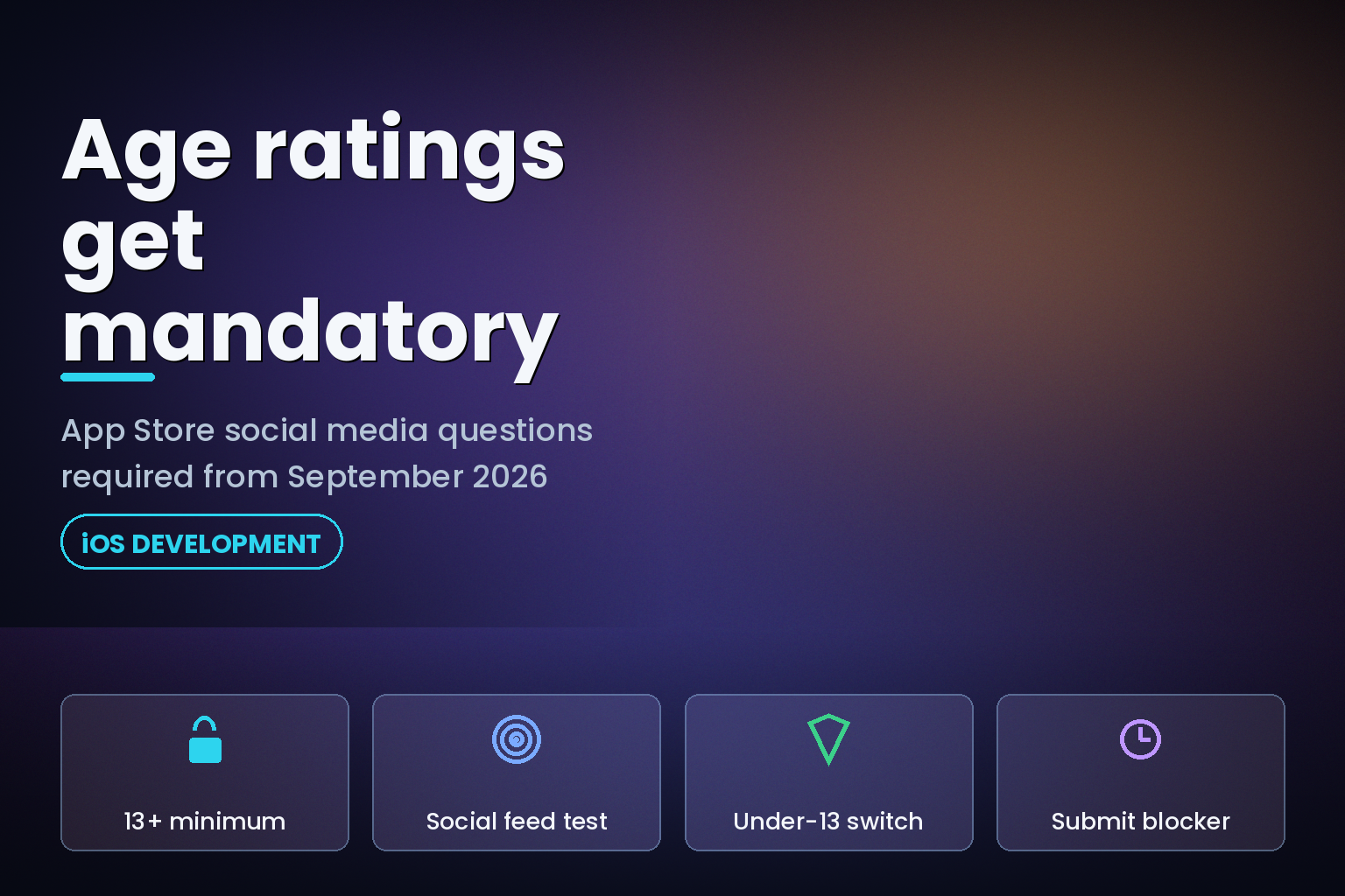 App Store age rating social media questions become mandatory in September 2026