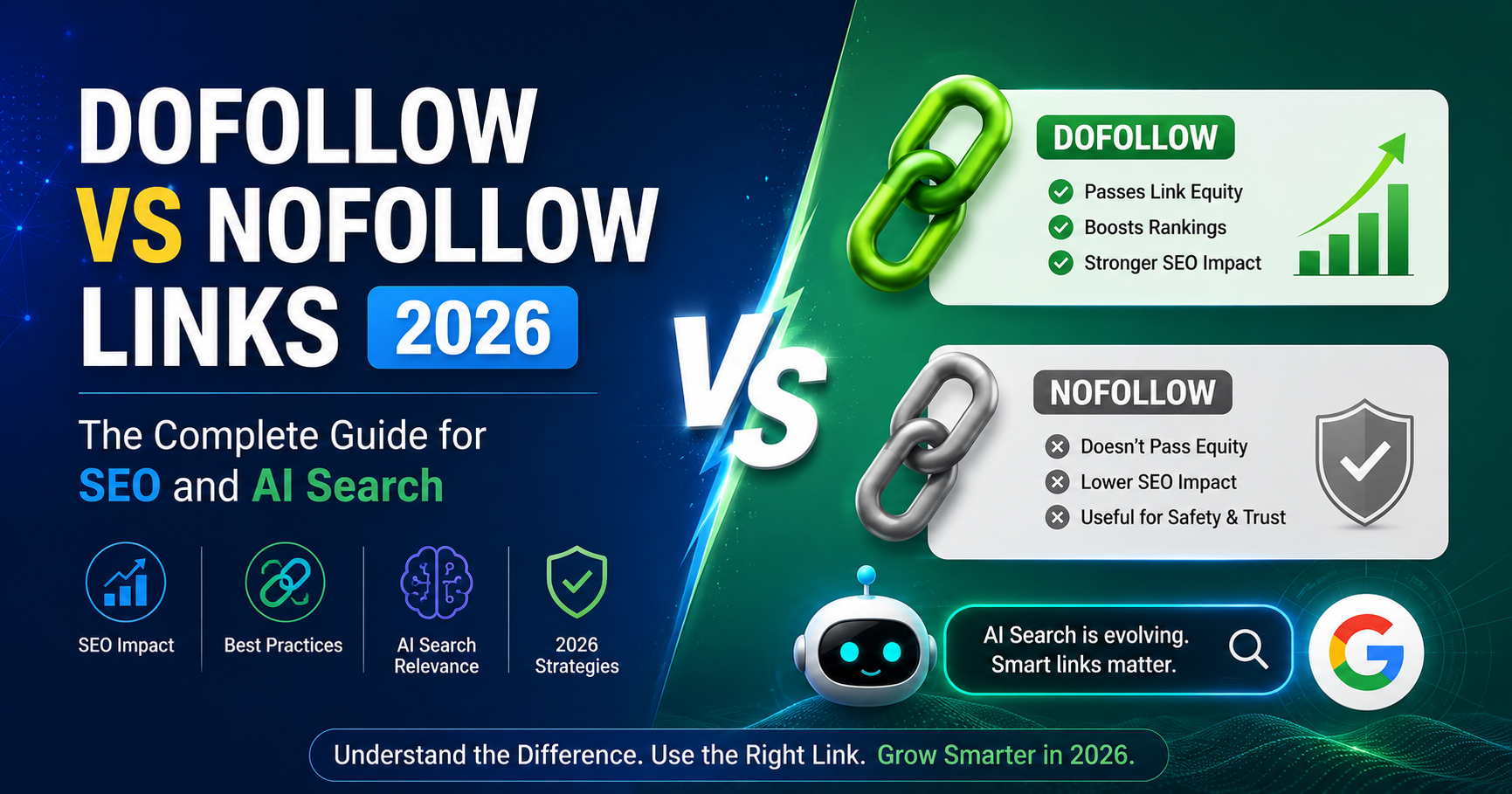 Dofollow vs Nofollow Links 2026: The Complete Guide for SEO and AI Search