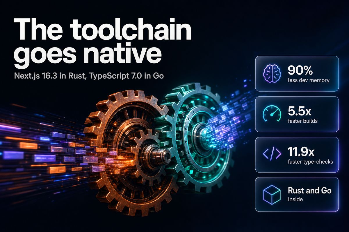 Typescript Workflow Next.js 16.3 and TypeScript 7.0: the native toolchain