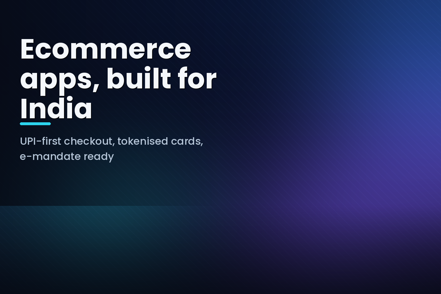 Smartphone storefront with a payment rail flowing into secure token vaults