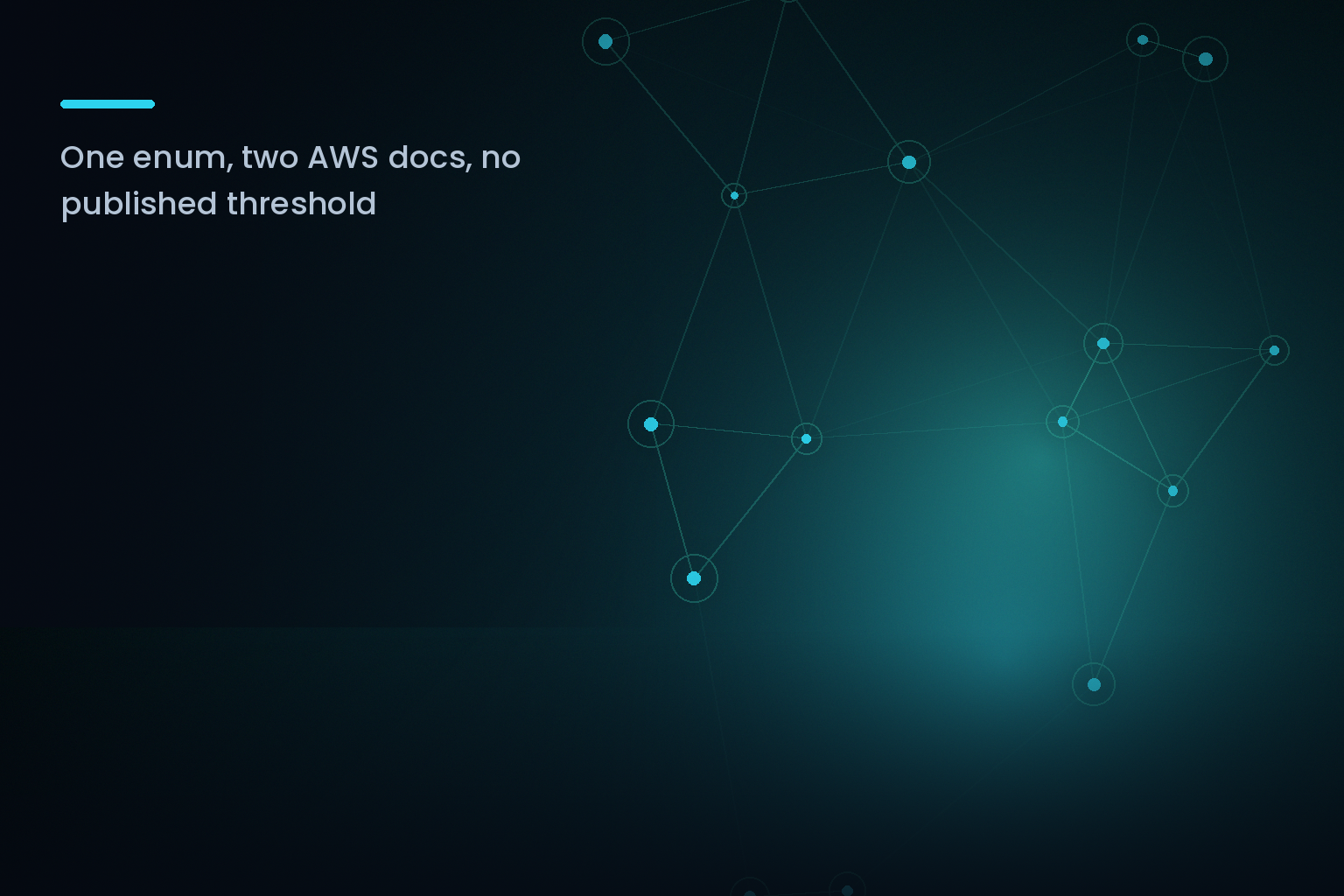 Amazon ECS AGENT_CONNECTIVITY health check: AWS CLI 2.36.30 lists four types, the ECS API Reference lists three.