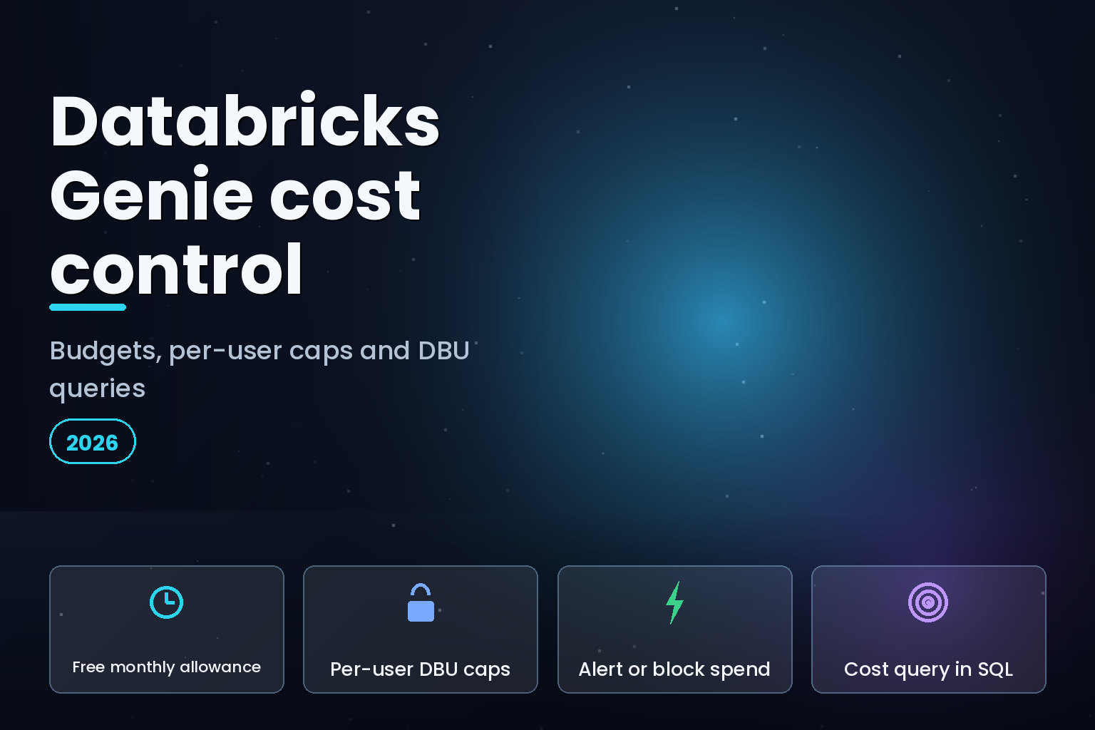 3D editorial art of a data dashboard with a cost meter and rising bars on a dark studio surface