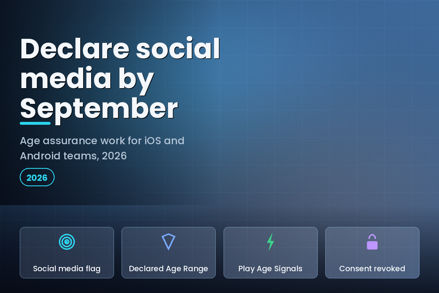 Age assurance checklist for App Store and Google Play ahead of the September 2026 deadline