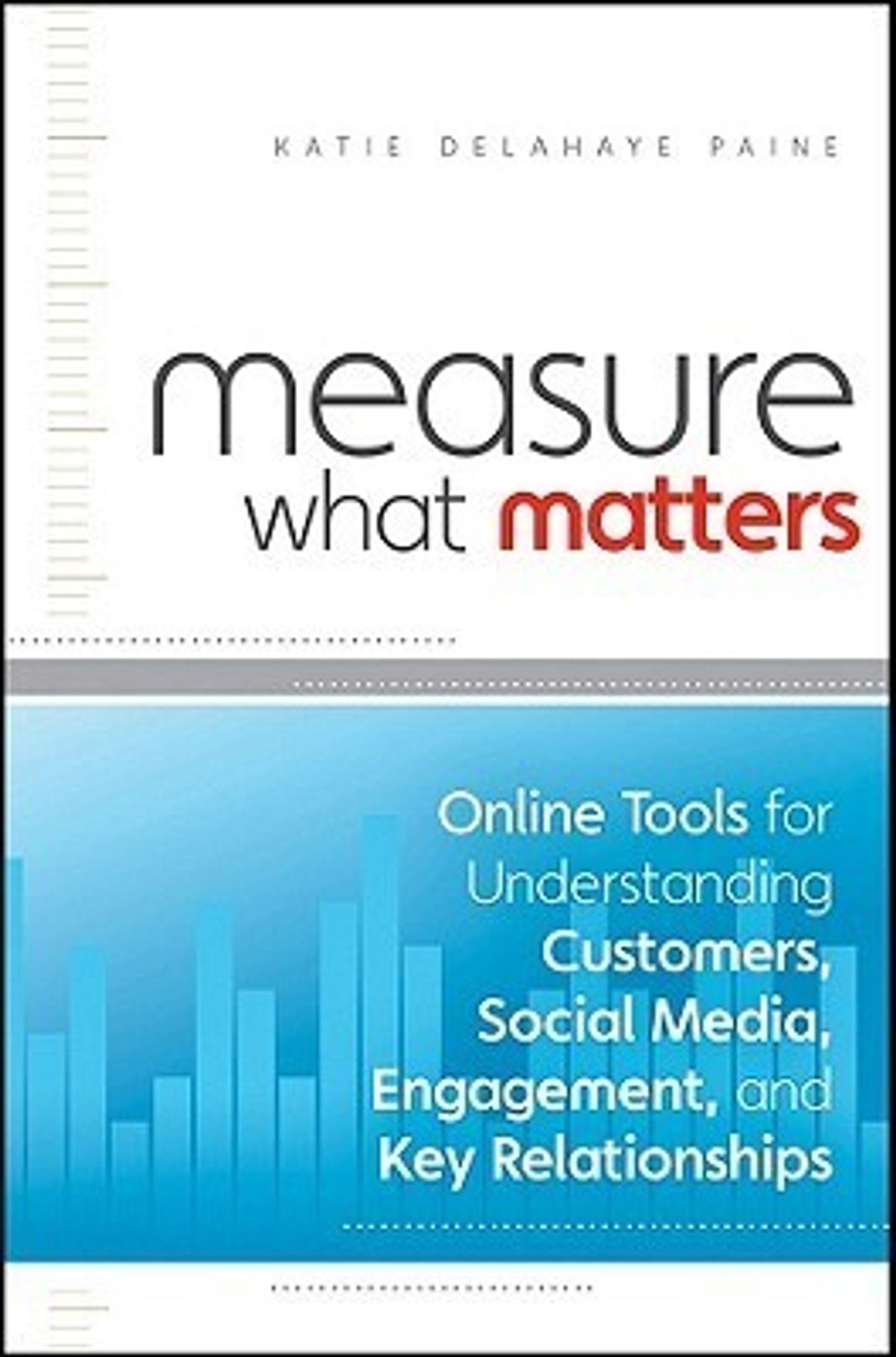 Business book "Measure What Matters" cover.