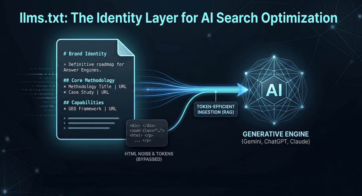 llms.txt: The Identity Layer for AI Search Optimization
