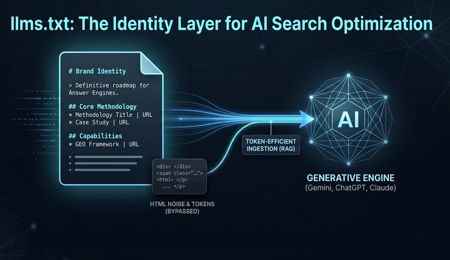 llms.txt: The Identity Layer for AI Search Optimization