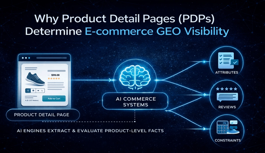 Why Product Detail Pages (PDPs) Determine E-commerce GEO