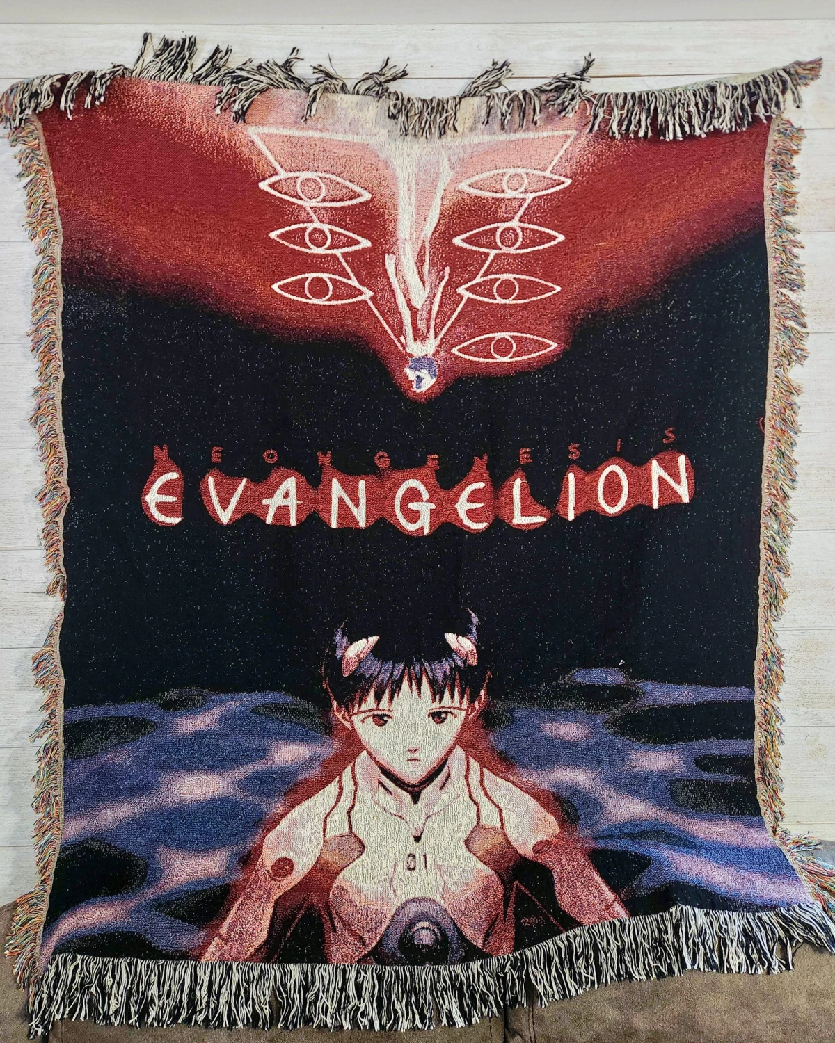 shinji neon genesis evangelion tapestry