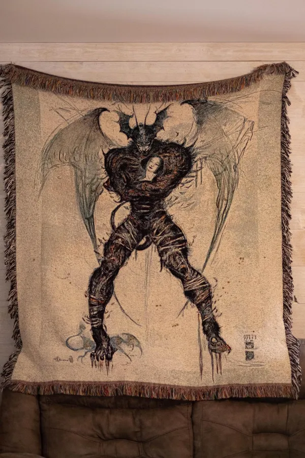 devilman yoshitaka amano tapestry