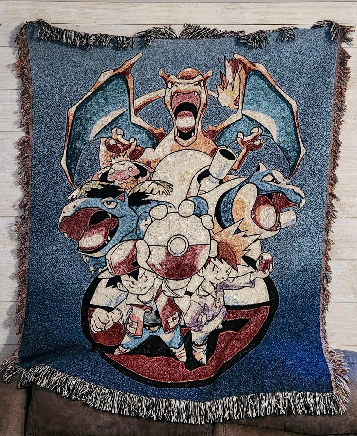 pokemon og starters tapestry
