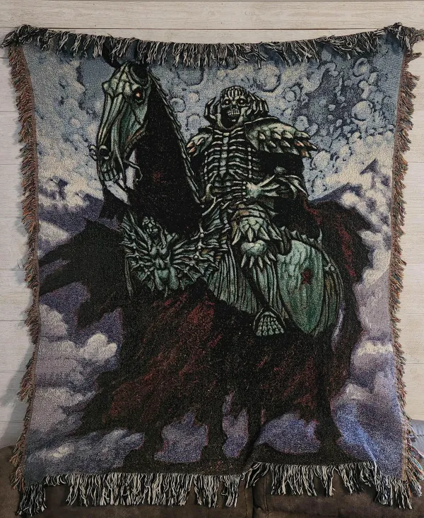 berserk skull knight tapestry