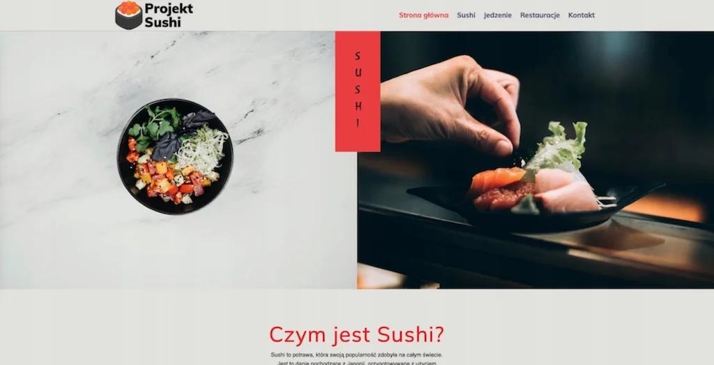 Projekt Sushi Zaplecze SEO