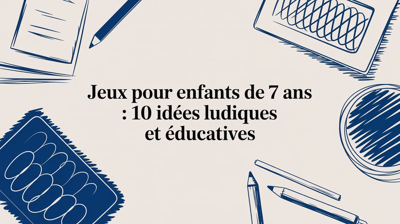 Jeux pour enfants de 7 ans : 10 idées ludiques et éducatives - Blog ...