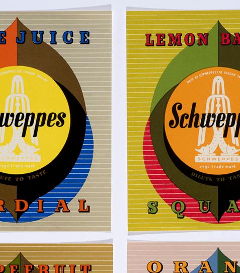 Schweppes label graphics