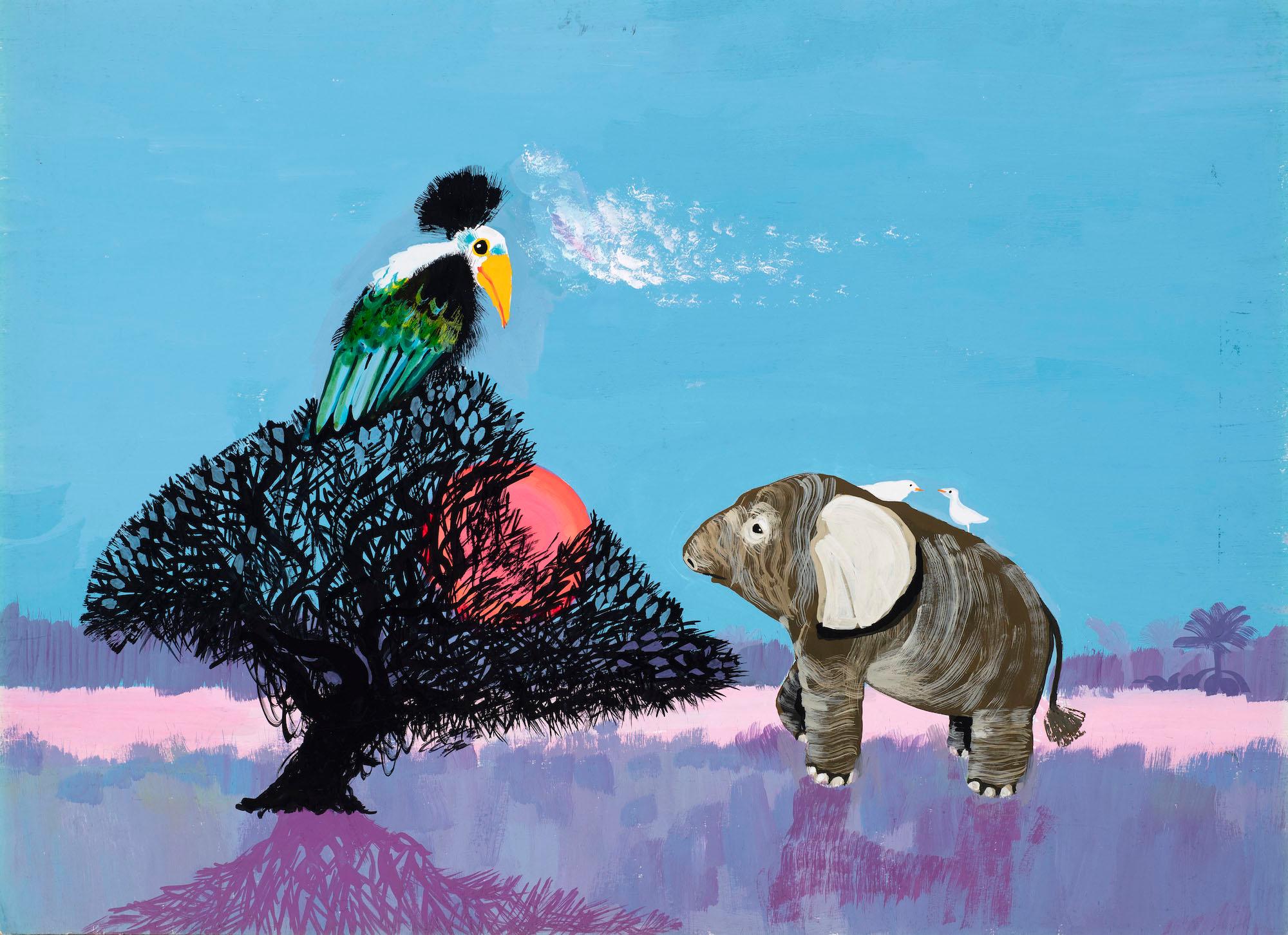 Untitled illustration for Jackanory (Just So Stories: The Elephant's Child)