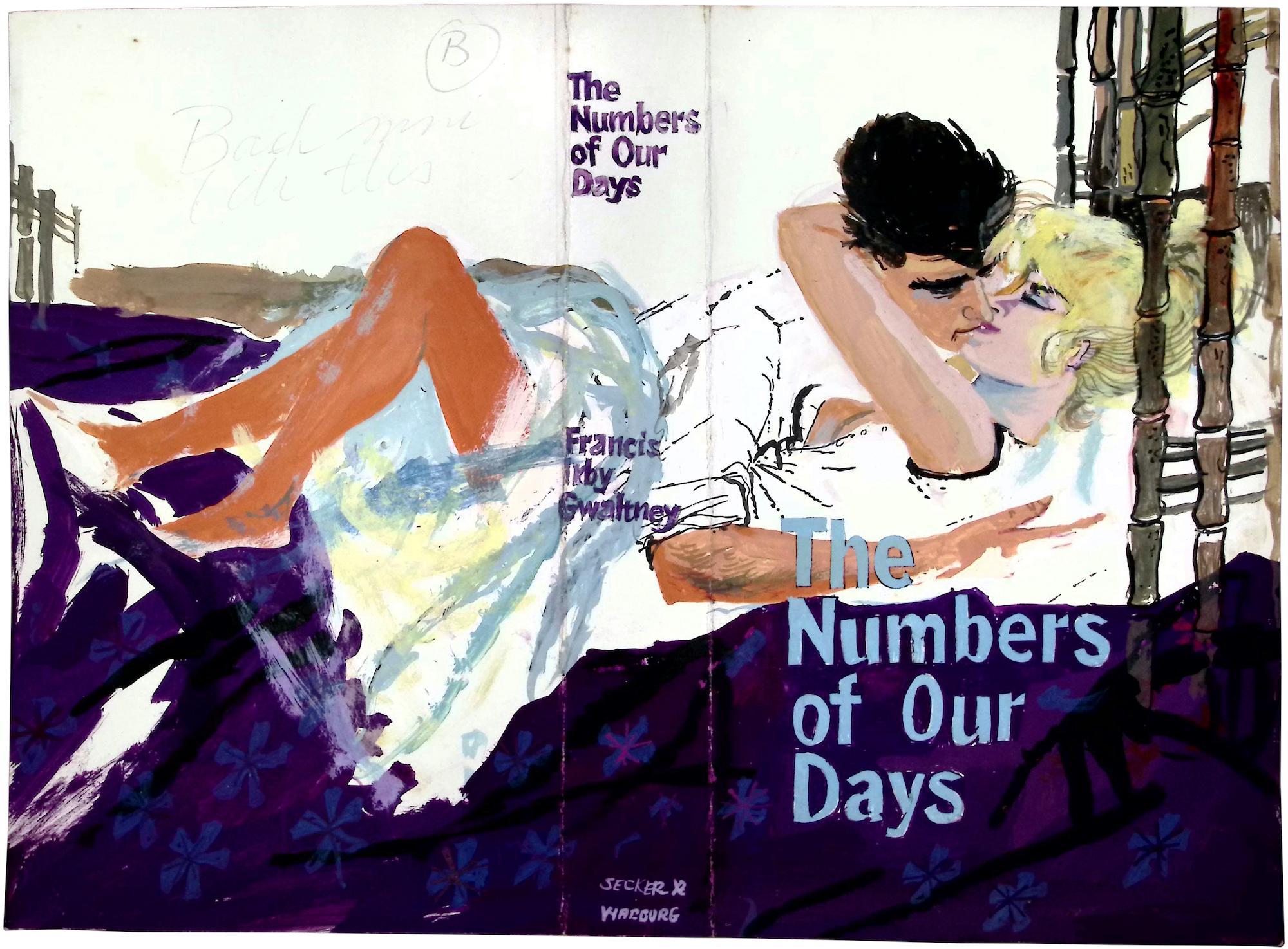Untitled (rough cover illustration for "The Numbers of Our Days")