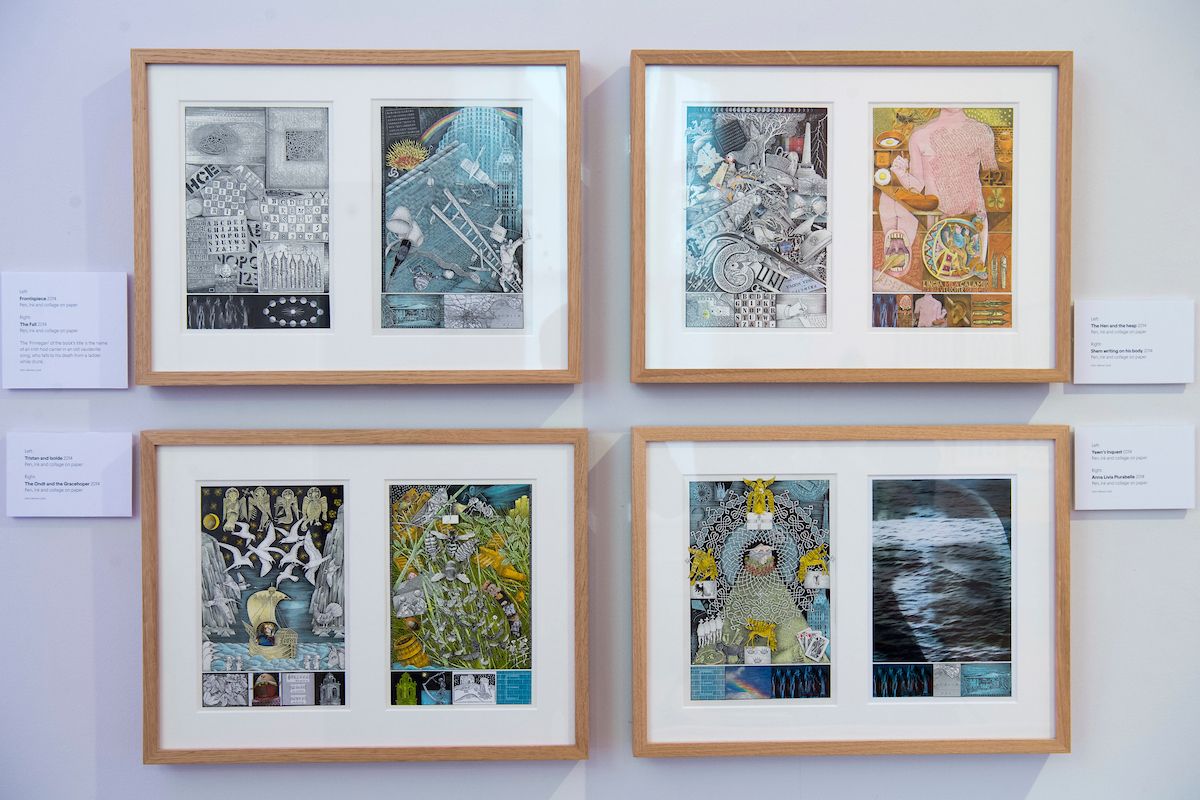 Artwork on display at the exhibition