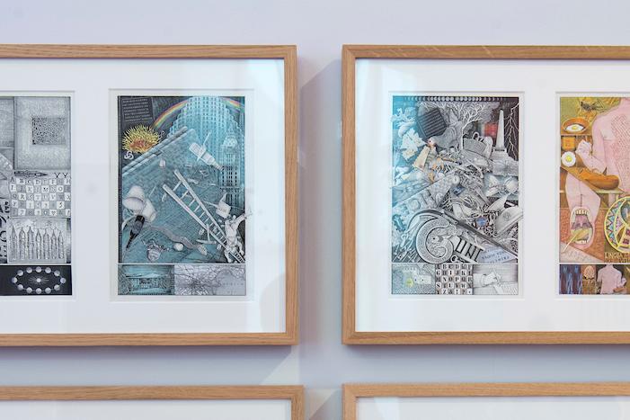 Artwork on display at the exhibition