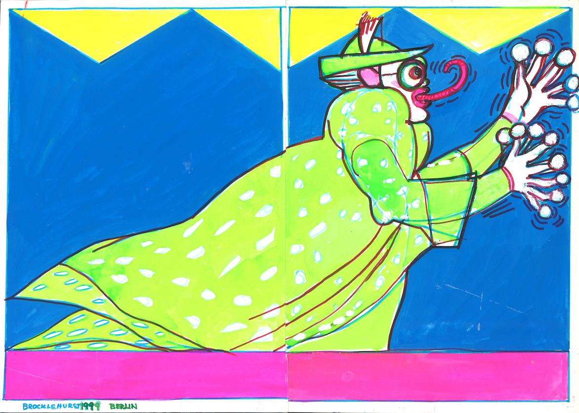 Untitled (drawing of Die Eingeborene)