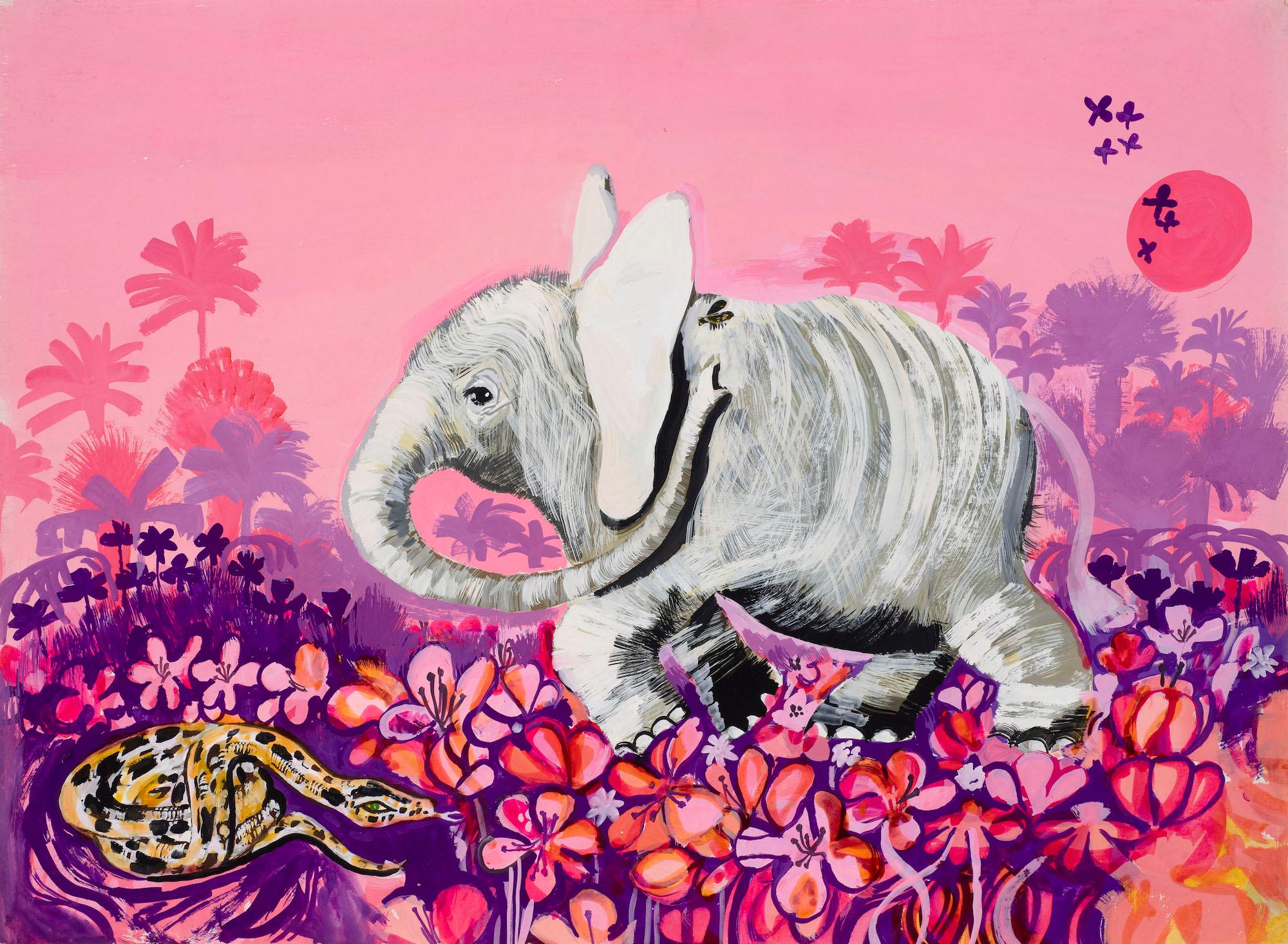 Untitled illustration for Jackanory (Just So Stories: The Elephant's Child)