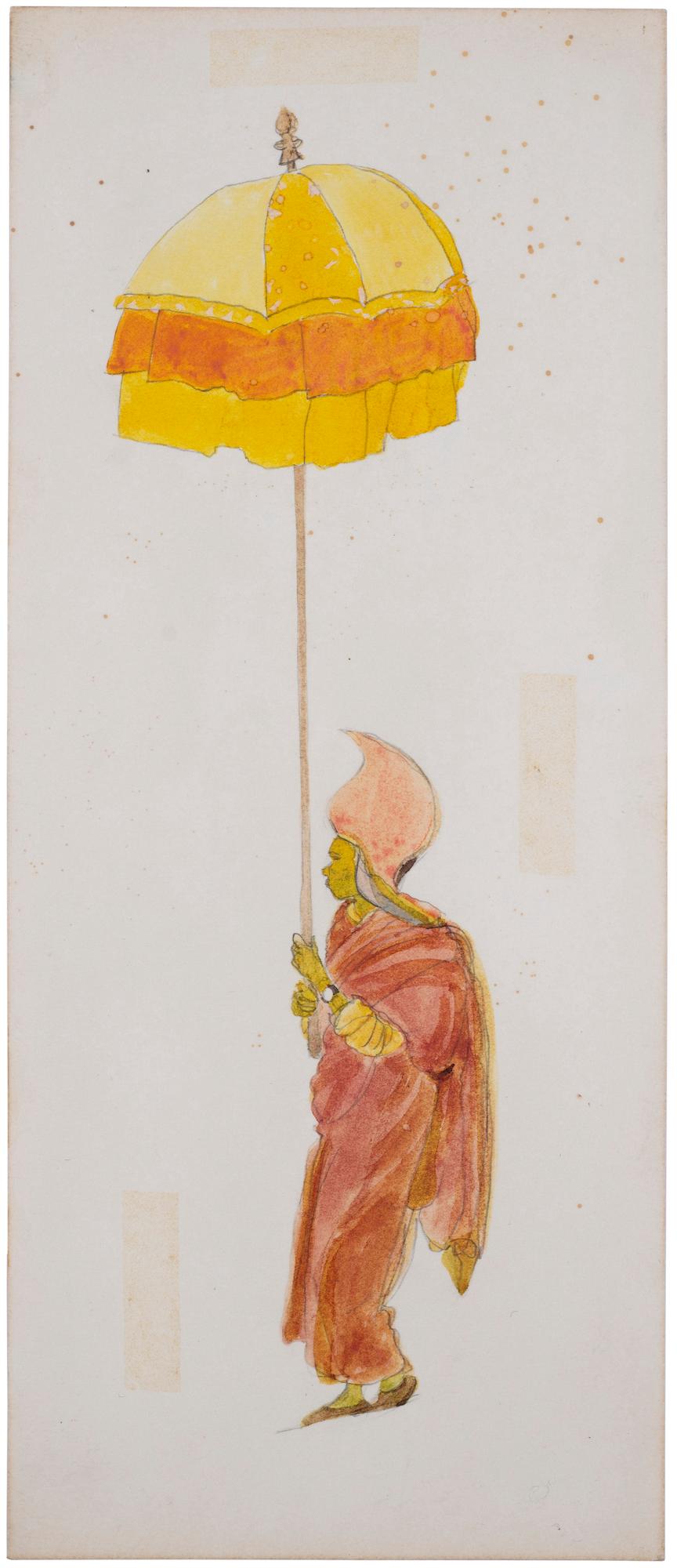 Untitled (Himalayan lama in procession)