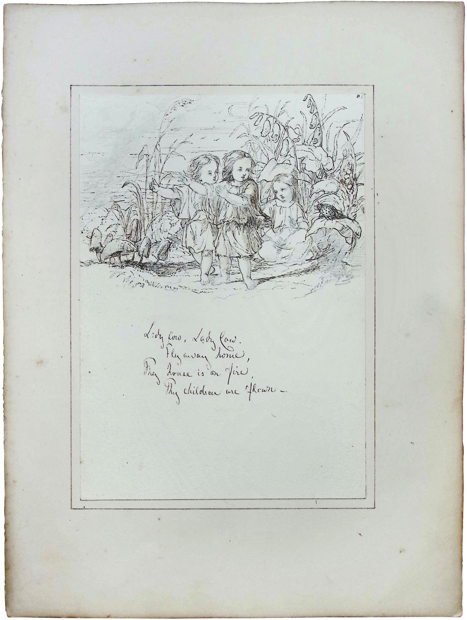 Untitled (illustration for Child's Play, 'Ladybird, Ladybird')