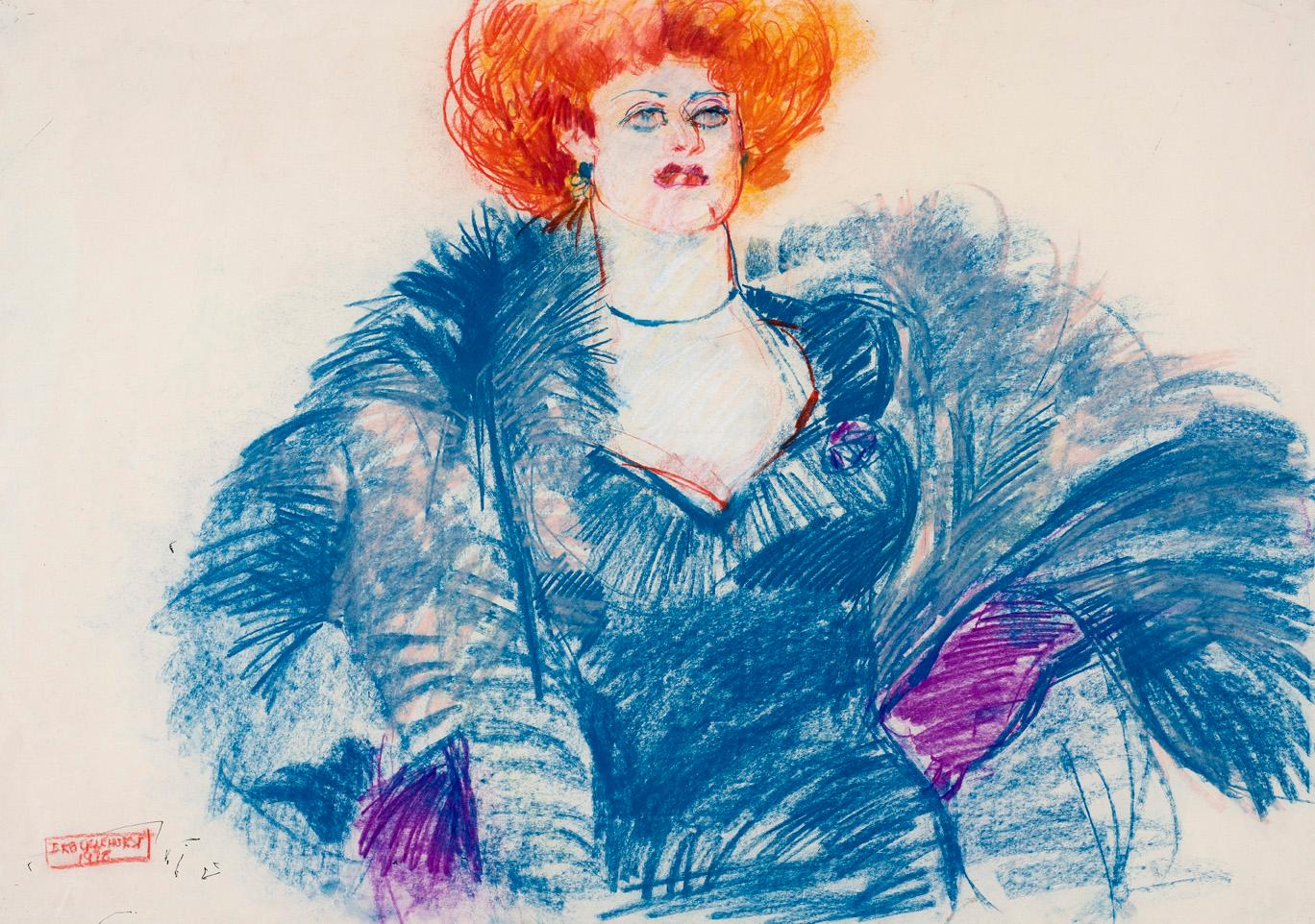 Untitled (portrait of Eve Ferret)