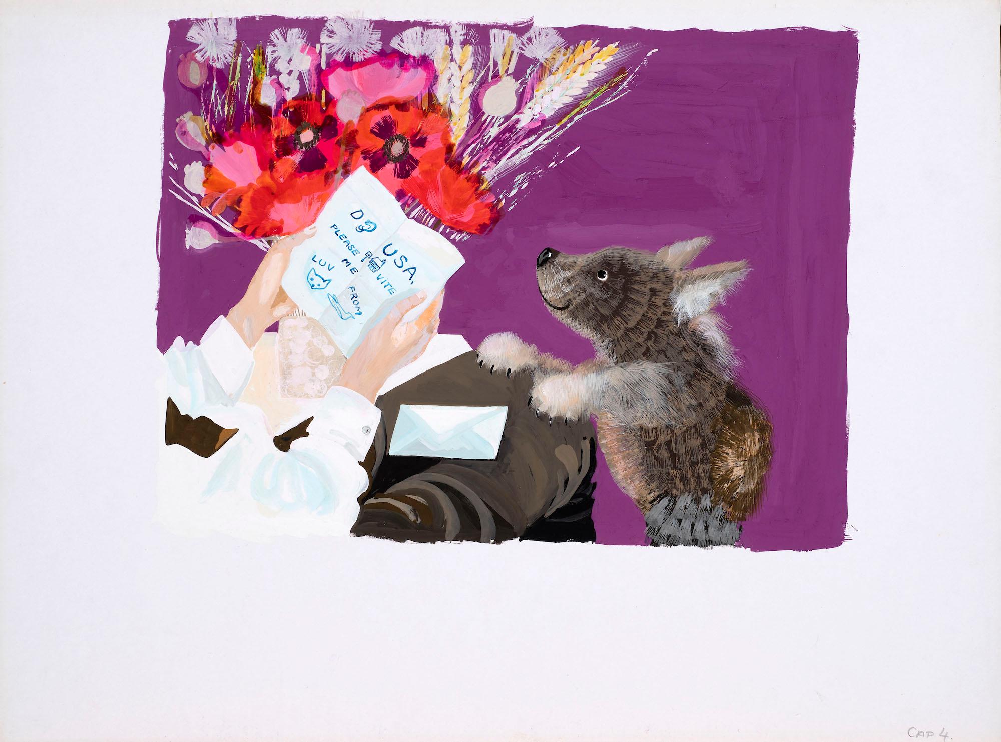 Untitled illustration for Jackanory (Mary Plain Goes to America)