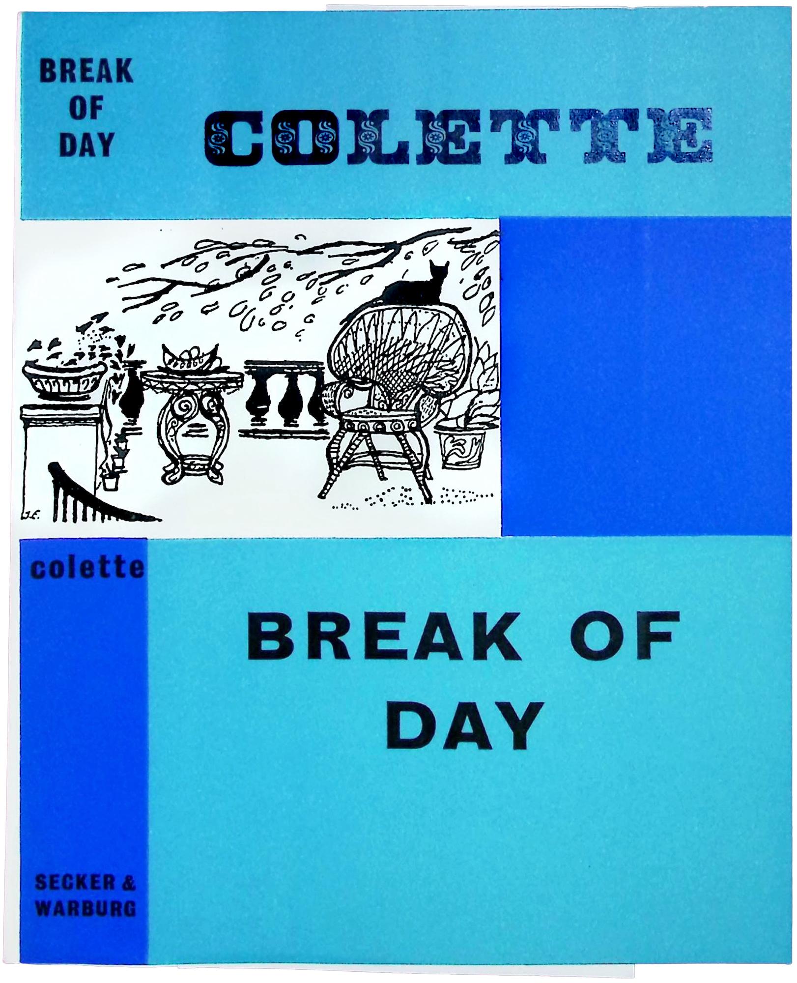 Book cover proof for Colette's "Break of Day"