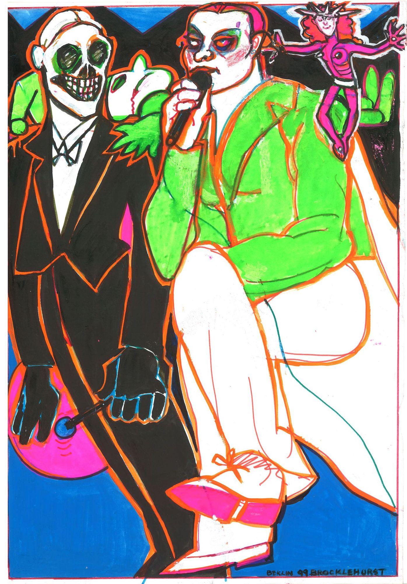 Untitled (drawing of Die Eingeborene)