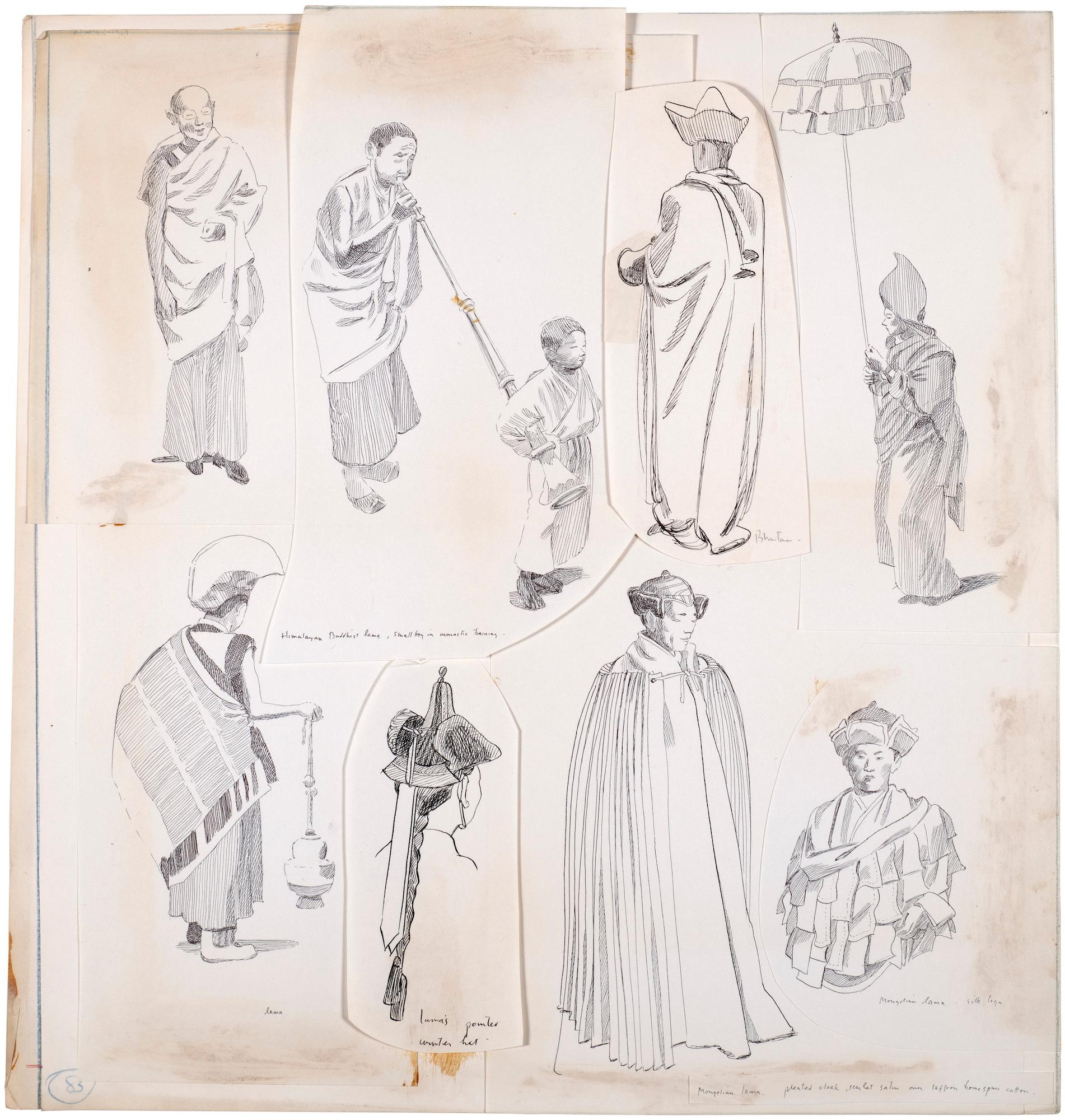 Untitled (various Northern Buddhists clothing)