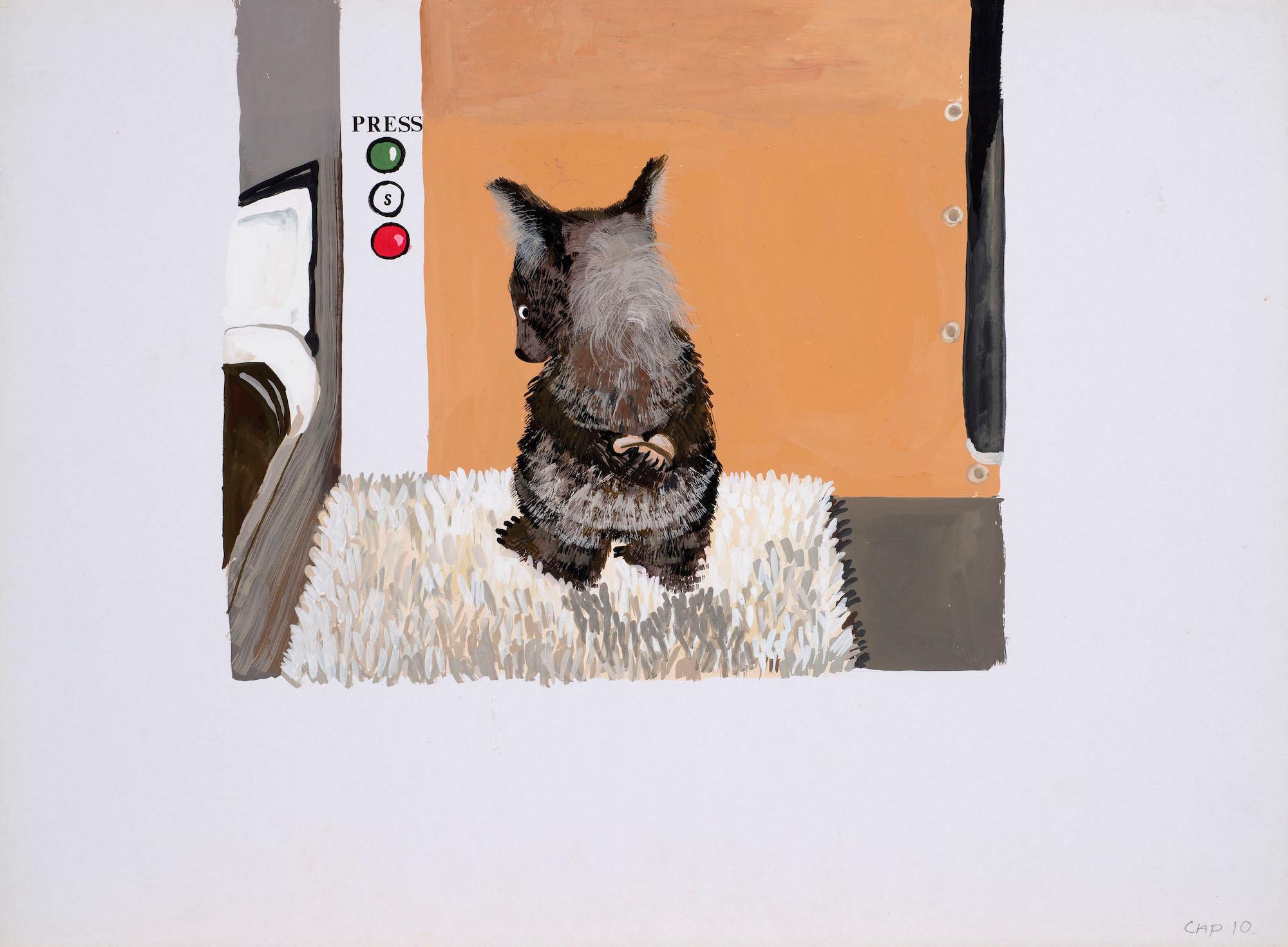 Untitled illustration for Jackanory (Mary Plain Goes to America) 