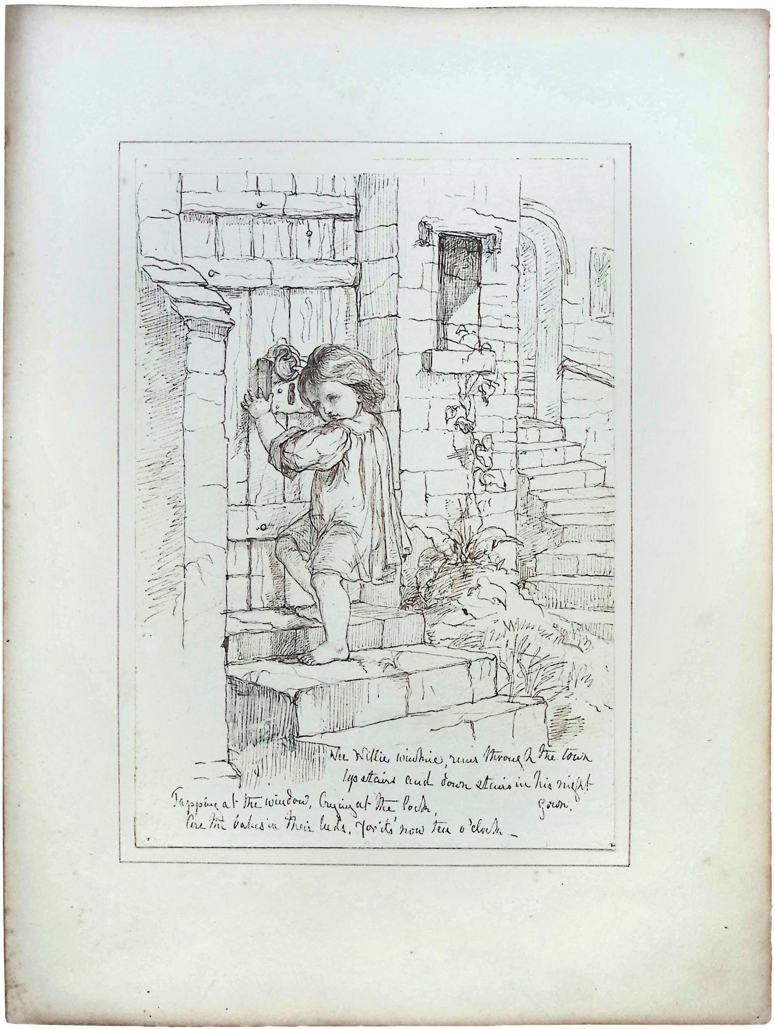 Untitled (illustration for Child's Play, 'Wee Willie Winkie')