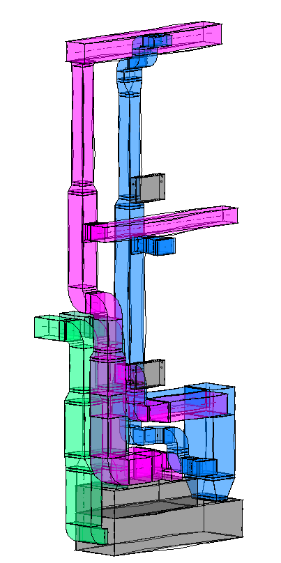 A photograph of a woman in front of a black background