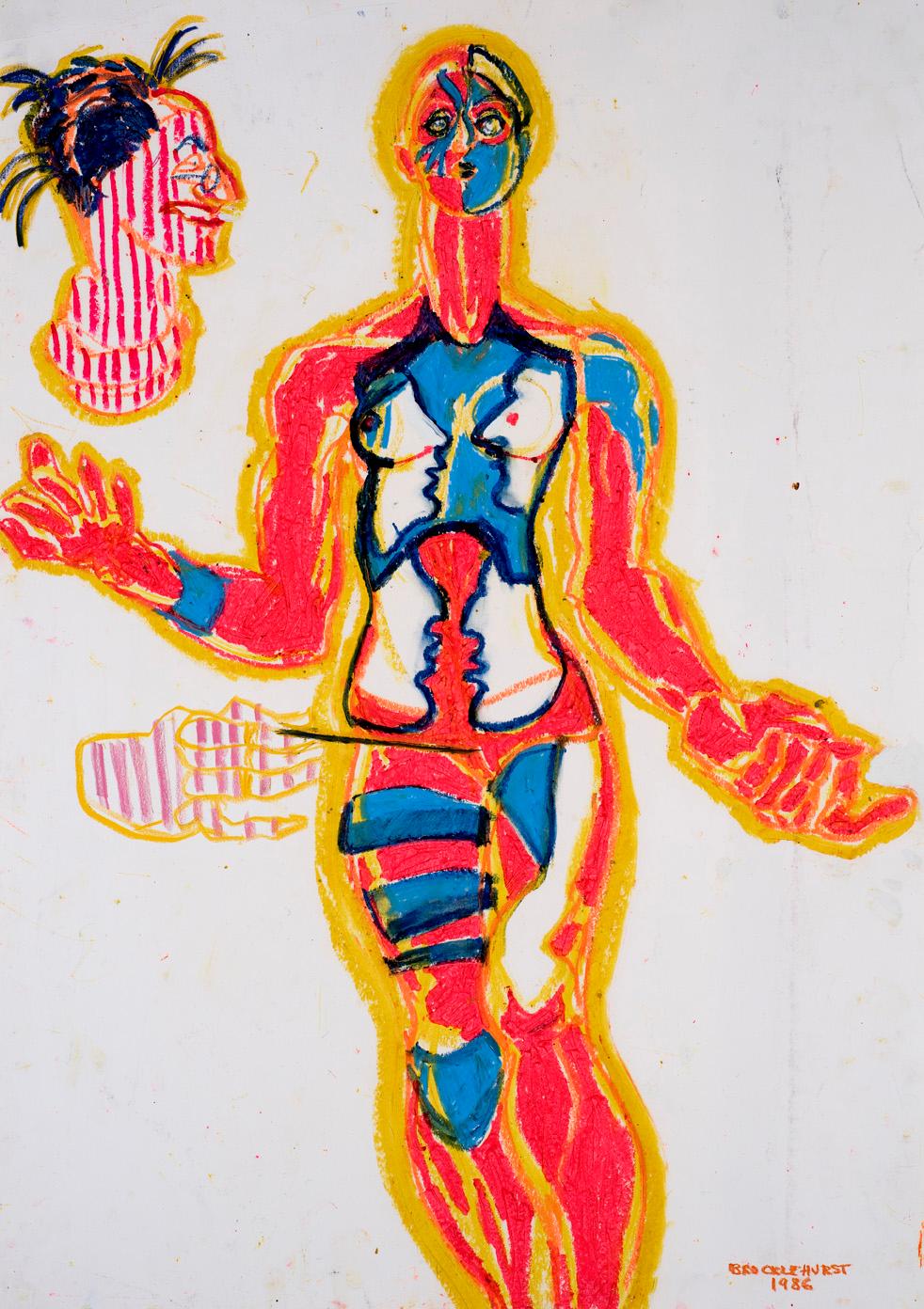 Untitled (Karl Oppermann and student at Diskurs festival)