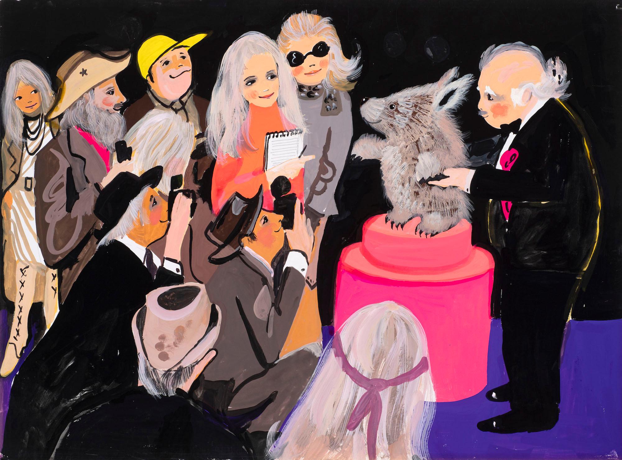 Untitled illustration for Jackanory (Mary Plain Goes to America) 