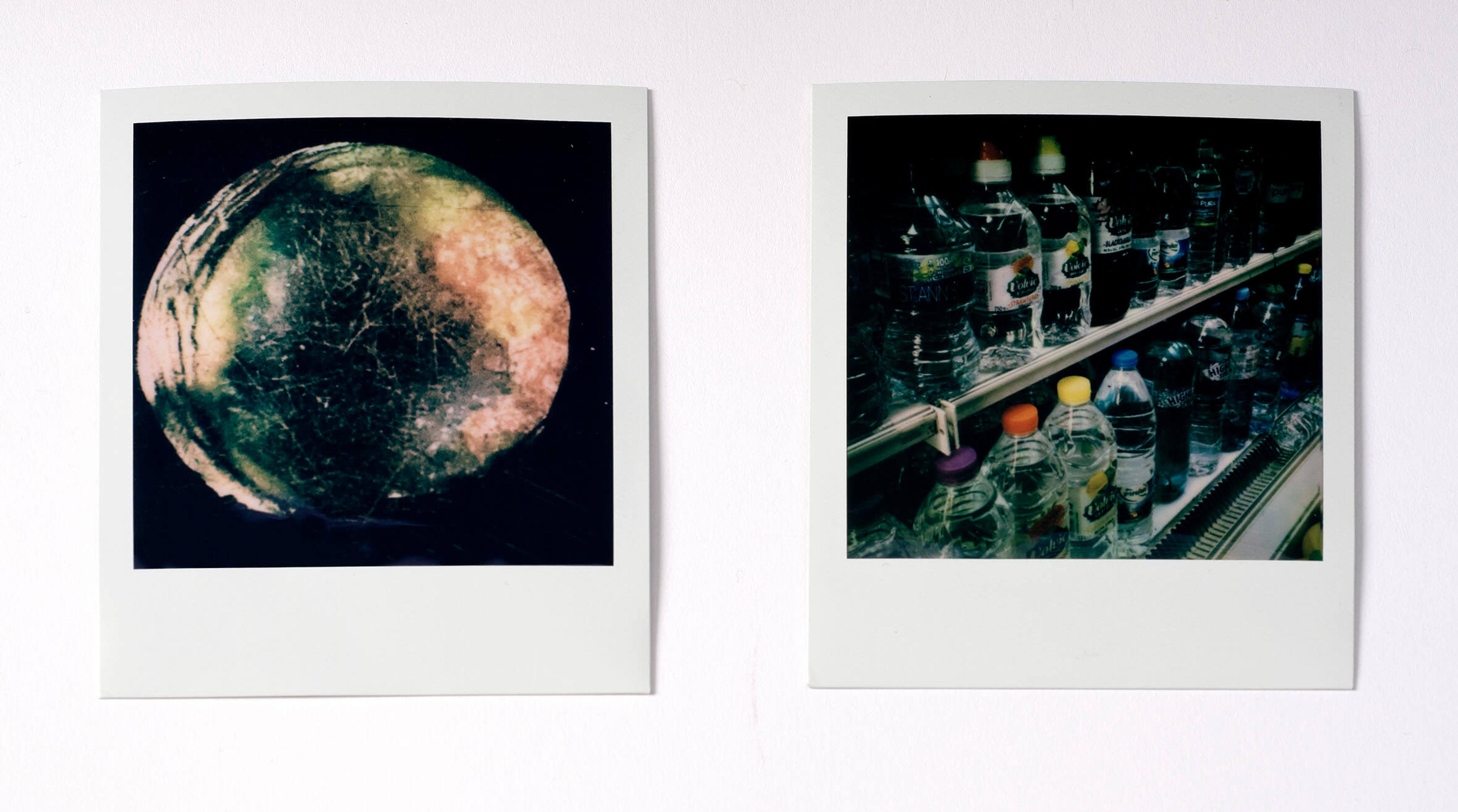 Photograph of two polaroids