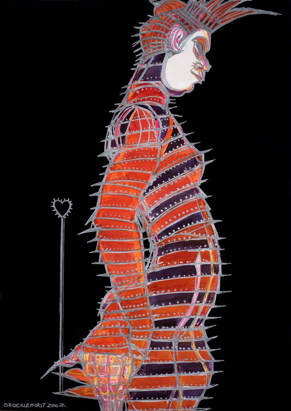 Untitled (Red Queen from Brocklehurst Through the Looking-Glass)