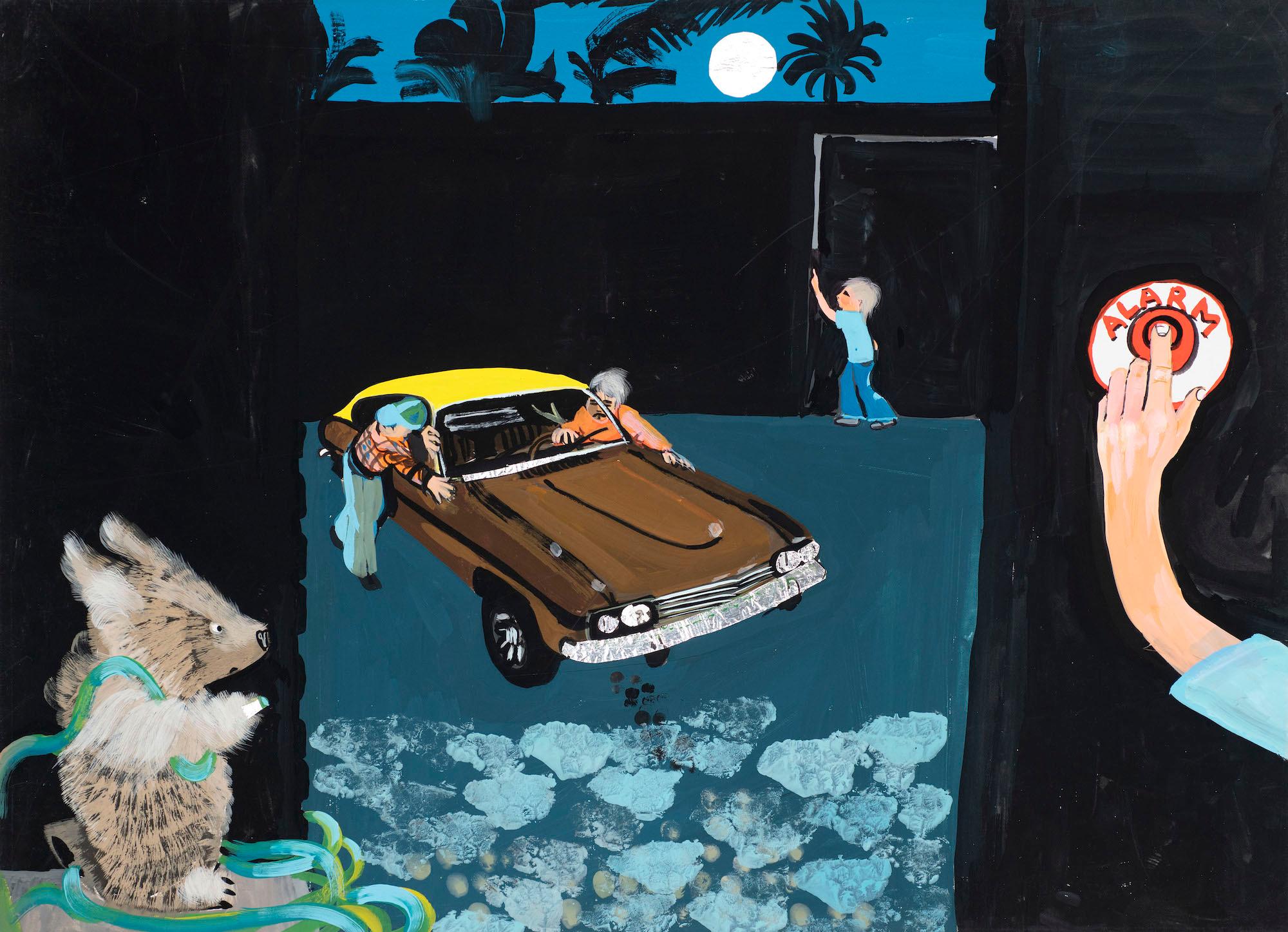 Untitled illustration for Jackanory (Mary Plain Goes to America) 